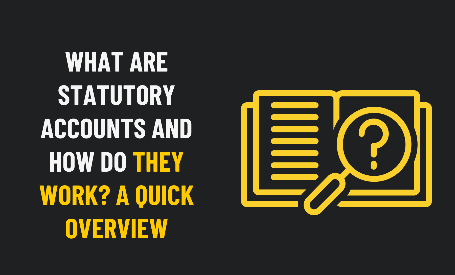 What Are Statutory Accounts
