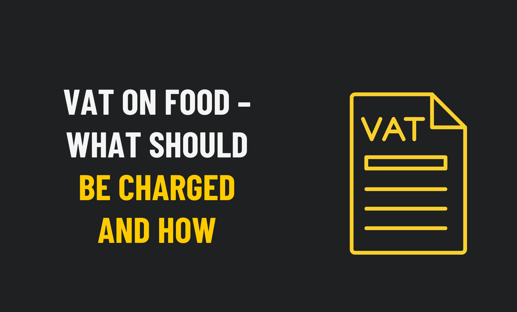 VAT on Food