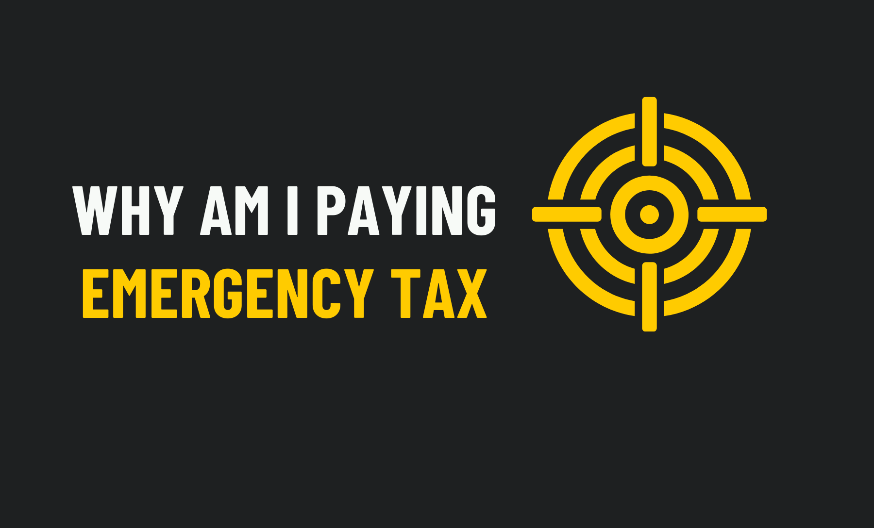 Paying Emergency Tax