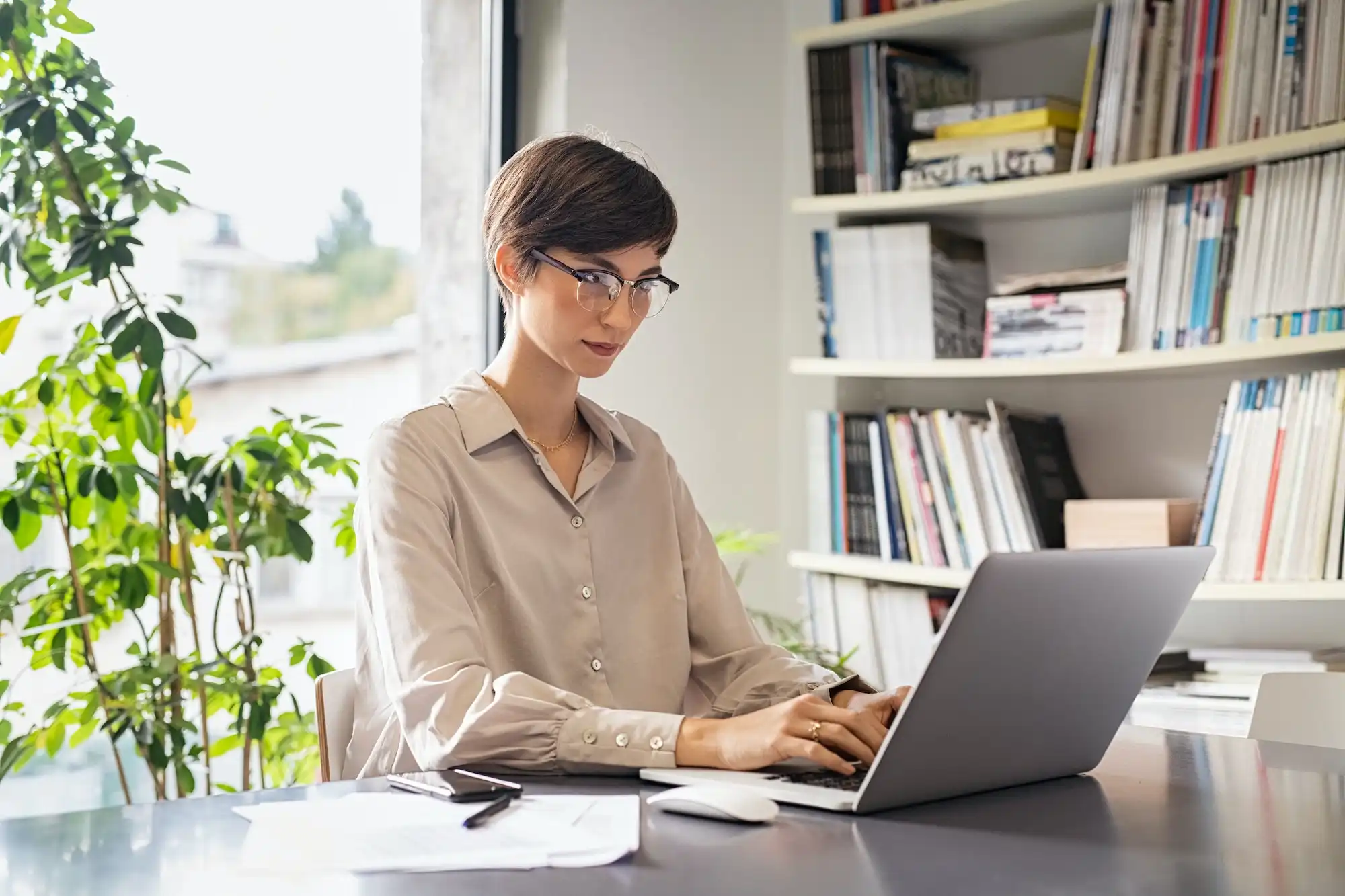 Expert accountants for day traders analyzing trading data and tax records on computer workstation
