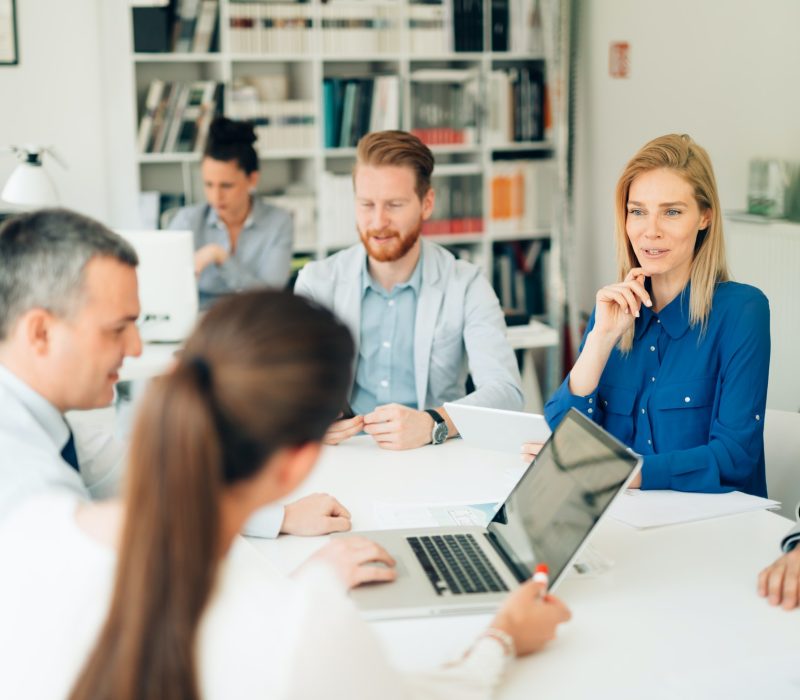 Business people working