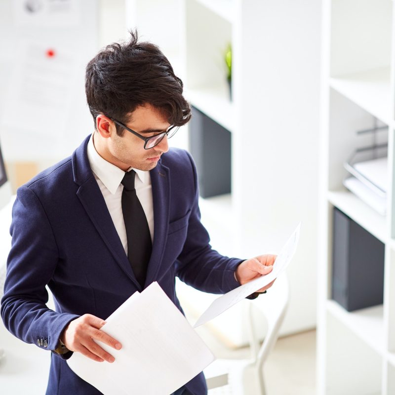 Busy accountant