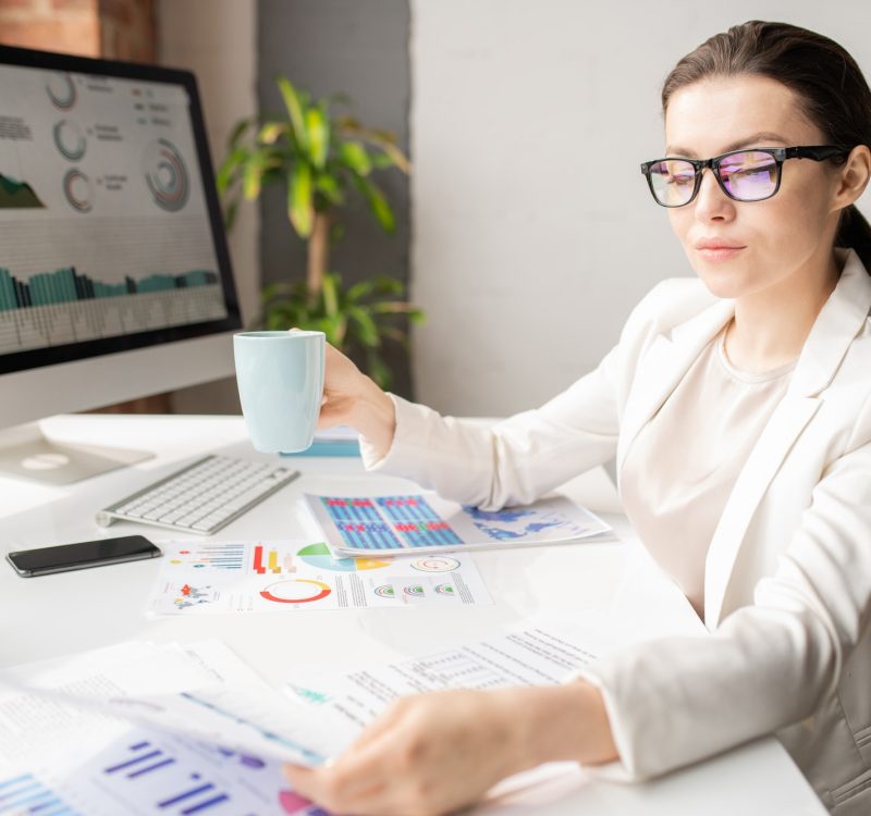 Elegant accountant